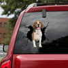 [ld1257-snf-lad]-beagle-crack-car-sticker-dogs-lover