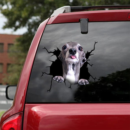 [ld1620-snf-lad]-greyhound-crack-car-sticker-dogs-lover