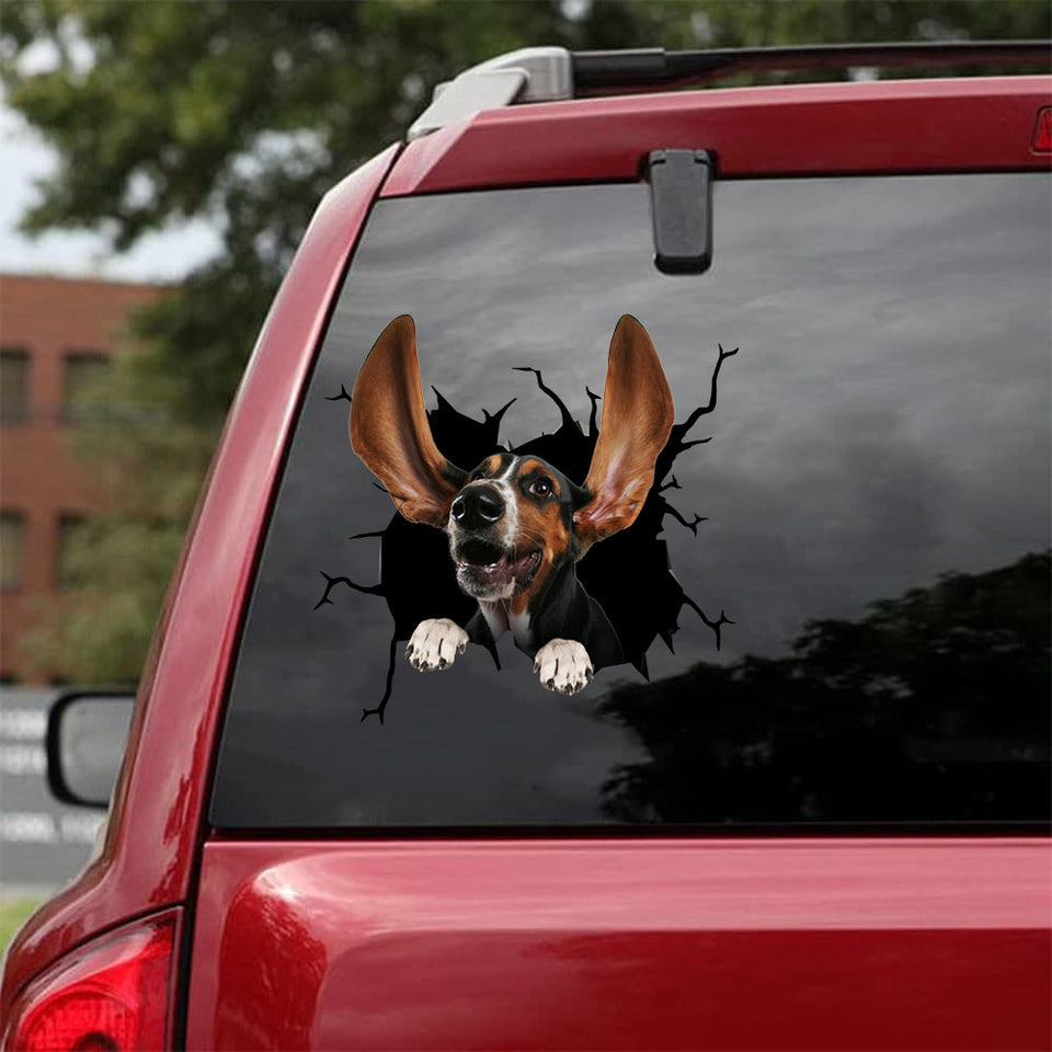 [da1095-snf-tnt]-basset-hound-crack-car-sticker-dogs-lover