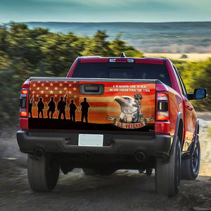 Veterans truck Tailgate Decal Sticker Wrap Veteran Day Veteran Gifts Veteran Decoration Idea I Walked The Walk So You Could Talk The Talk Tailgate Wrap Decals For Trucks