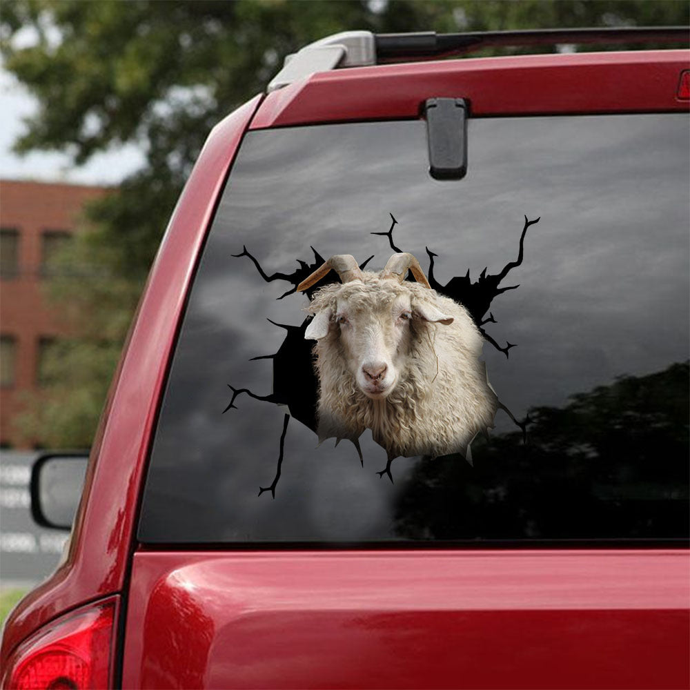 [ld0486-snf-tpa]-angora-goat-crack-car-sticker-goats-lover