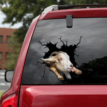 [ld0481-snf-tpa]-billy-goat-crack-car-sticker-goats-lover
