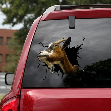 [ld0482-snf-tpa]-billy-goat-crack-car-sticker-goats-lover