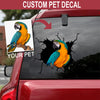 [psl-snf-tnt]-personalized-your-pet-parrot-crack-car-sticker-lover