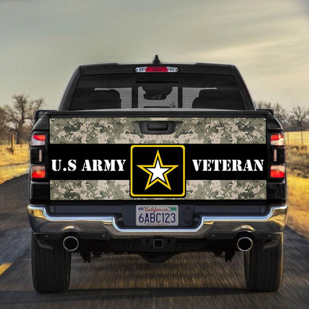 U.s. Army Veterans truck Tailgate Decal Sticker Wrap Tailgate Wrap Decals For Trucks