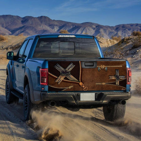 Christian Cross truck Tailgate Decal Sticker Wrap Tailgate Wrap Decals For Trucks