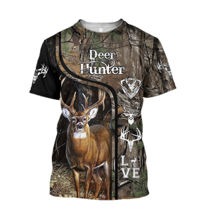 3D All Over Printed Deer Hunting Hoodie AM082015