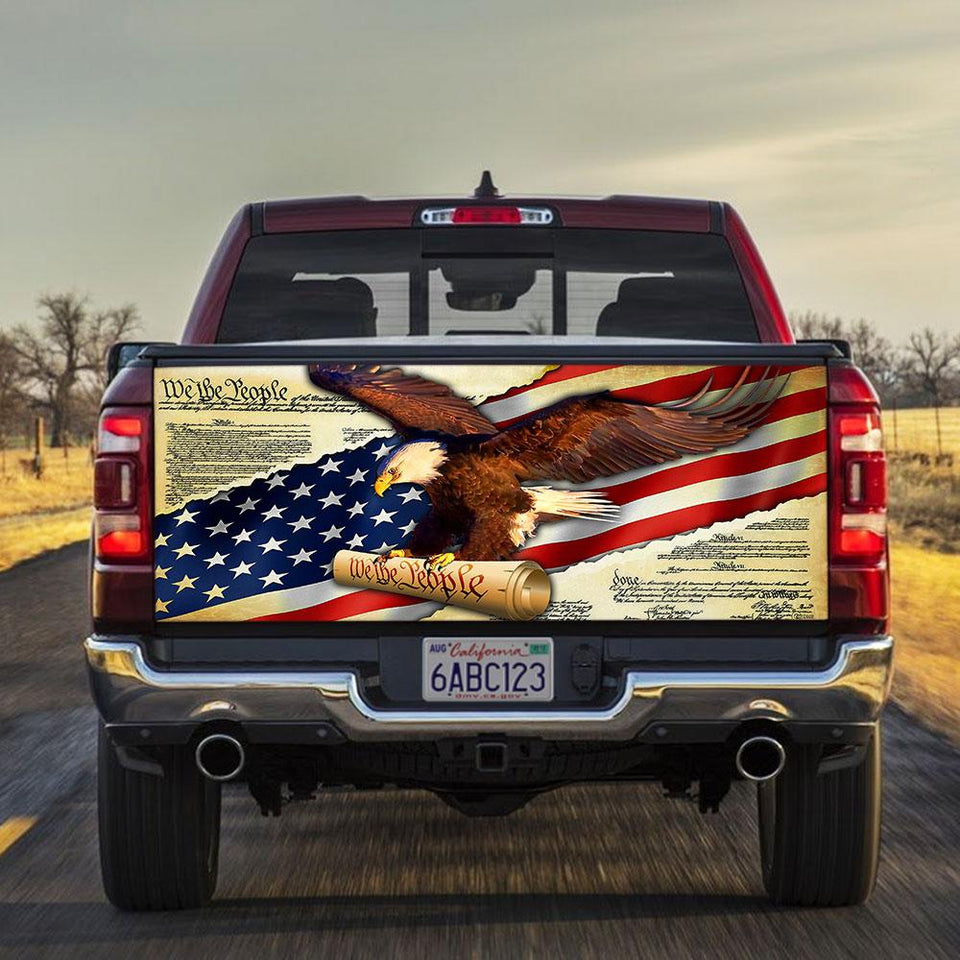 Truck Tailgate Decal Sticker Wrap Eagle Tailgate Wrap Decals For Trucks