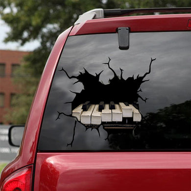 [sk0843-snf-tnt]-piano-crack-car-sticker