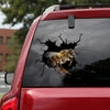 [ld0923-snf-lad]-honey-bee-crack-car-sticker-bees-lover