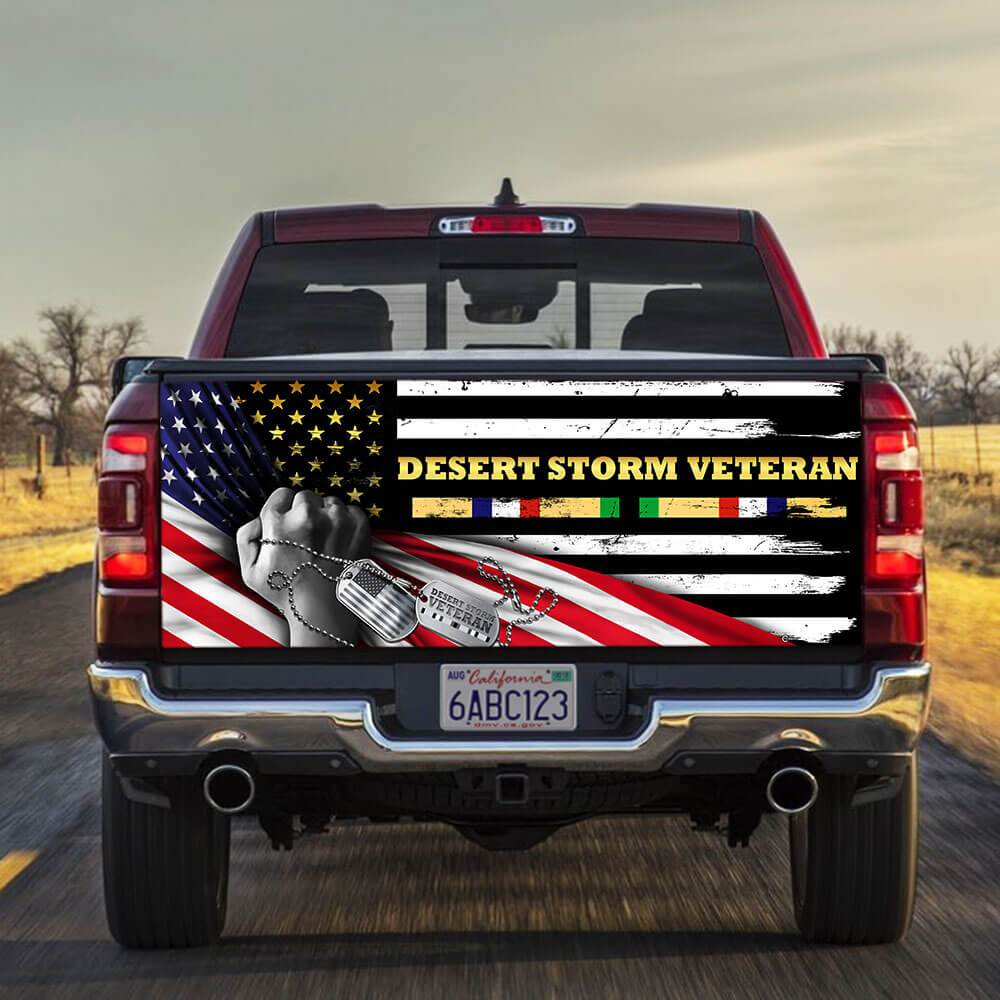 Truck Tailgate Decal Sticker Wrap Veteran Tailgate Wrap Decals For Trucks
