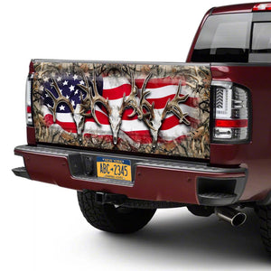 Deer American truck Tailgate Decal Sticker Wrap Tailgate Wrap Decals For Trucks