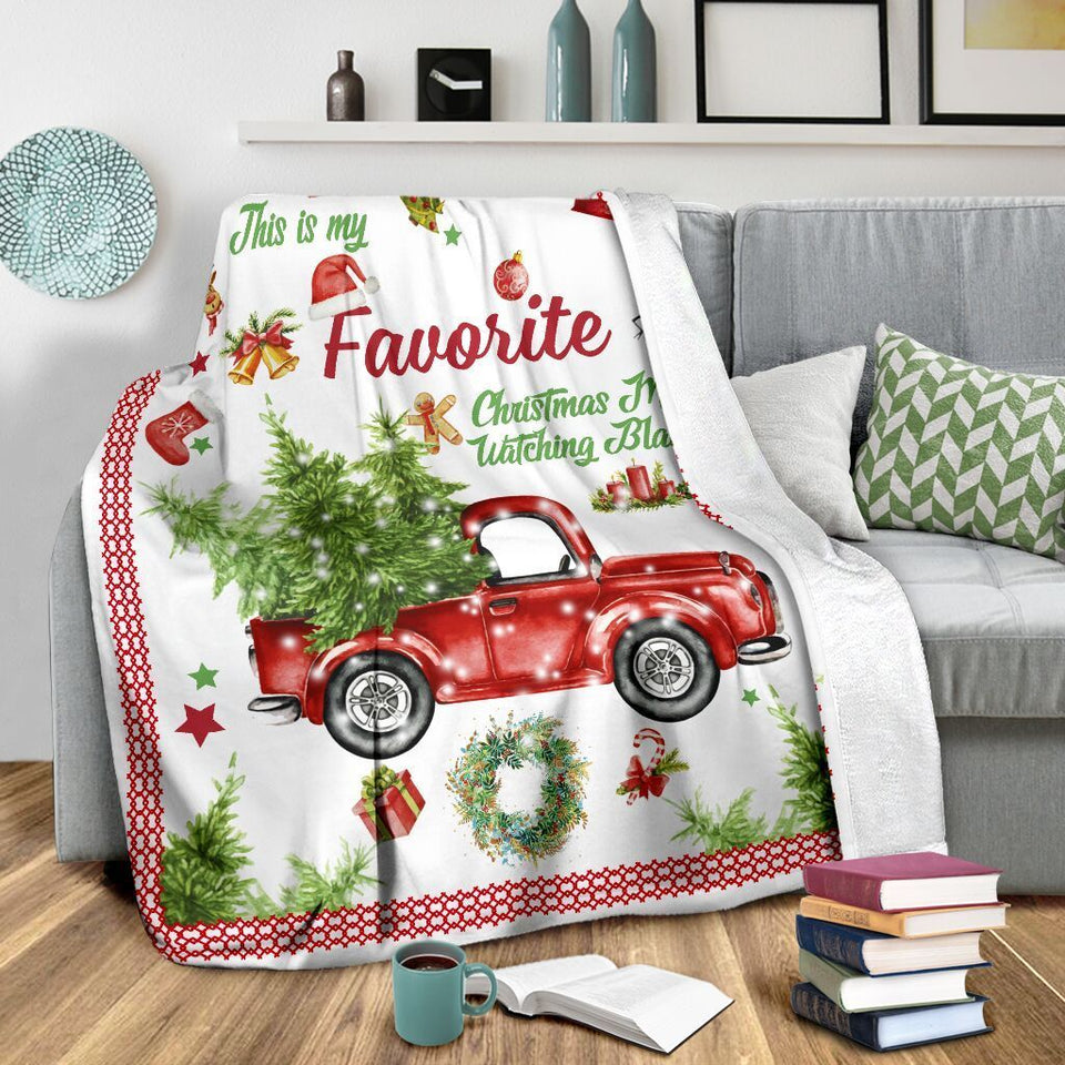  This Is My Favorite Christmas Movie Xmas Ultra Soft Cozy Plush Fleece Blanket