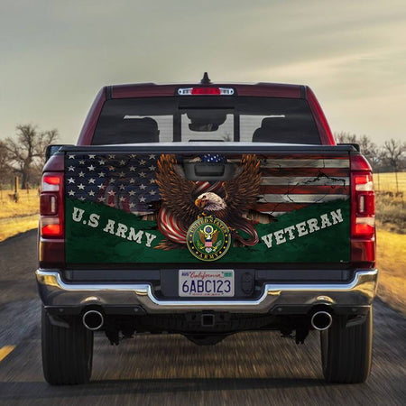 U.s Army Veterans truck Tailgate Decal Sticker Wrap Tailgate Wrap Decals For Trucks