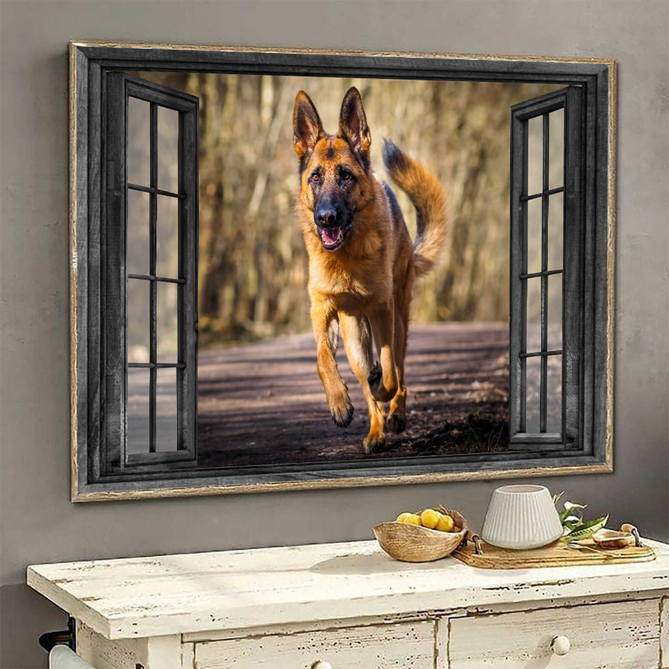 [th0209-snf-ptd]-german-shepherd-poster-dogs-lover