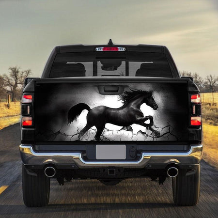 Horses Amazing Art truck Tailgate Decal Sticker Wrap Tailgate Wrap Decals For Trucks