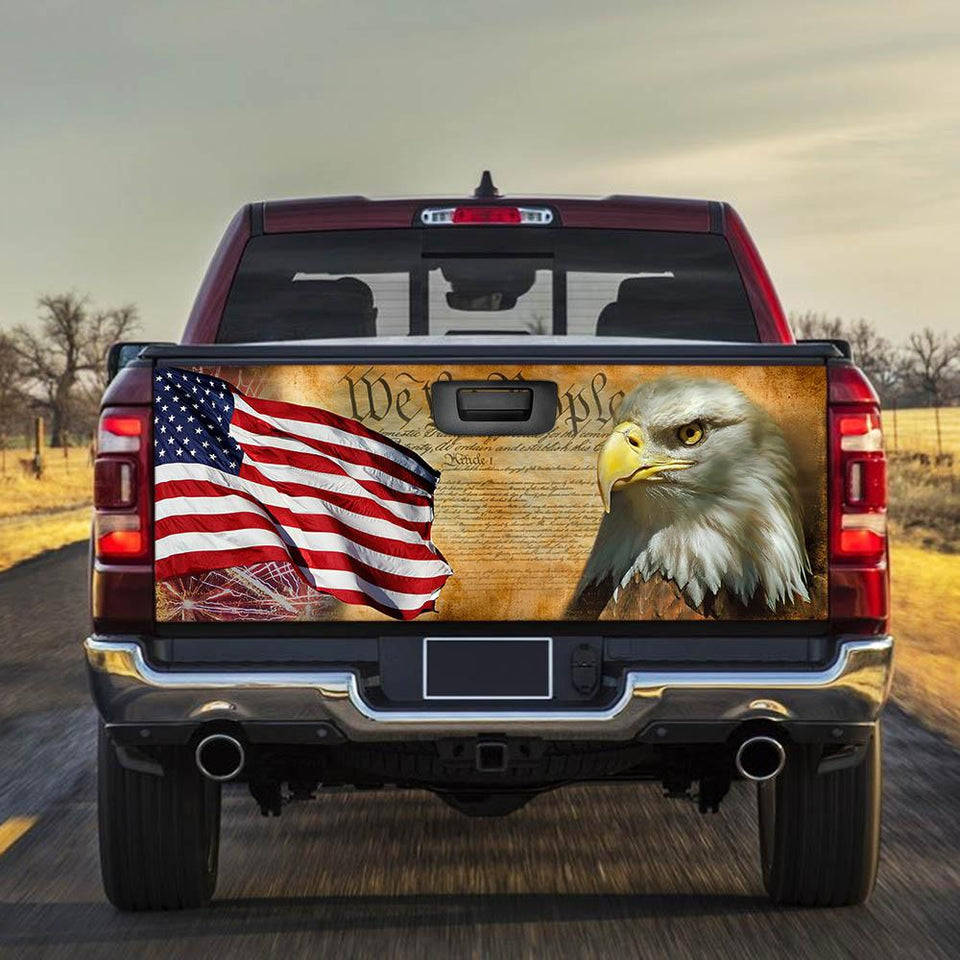 Truck Tailgate Decal Sticker Wrap Eagle Tailgate Wrap Decals For Trucks