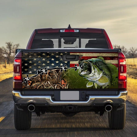 Truck Tailgate Decal Sticker Wrap Fishing Tailgate Wrap Decals For Trucks