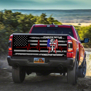 Thin Red Line truck Tailgate Decal Sticker Wrap Tailgate Wrap Decals For Trucks