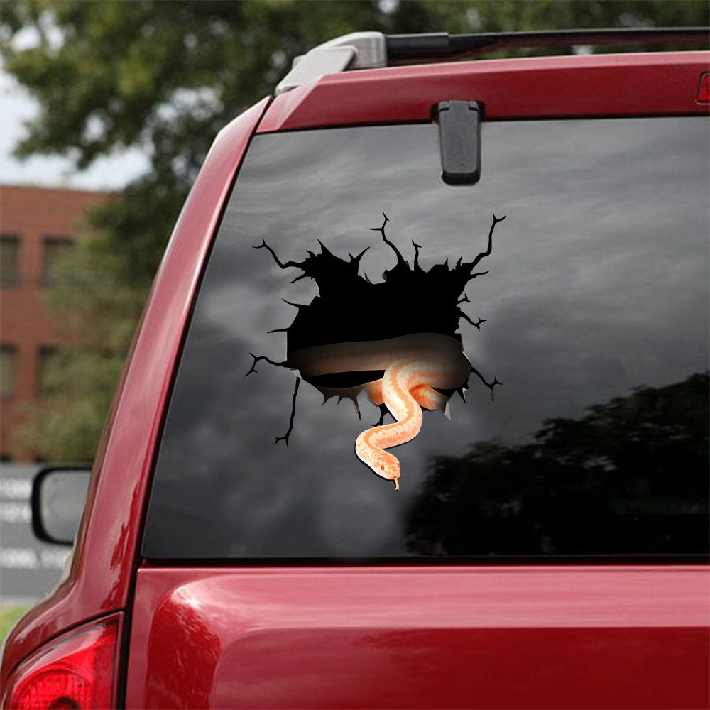 [ld1310-snf-lad]-snake-crack-car-sticker-snakes-lover
