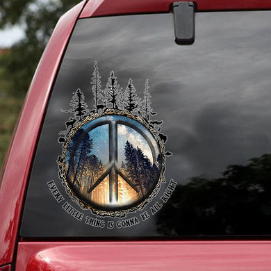 [ld1681-snf-lad]-camping-hippie-car-sticker-campings-lover