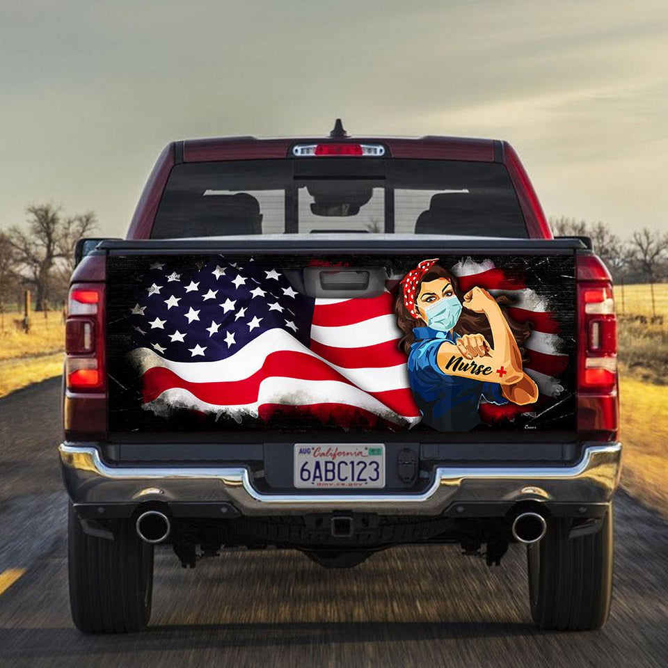 Truck Tailgate Decal Sticker Wrap Nurse Tailgate Wrap Decals For Trucks