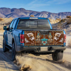 Native American truck Tailgate Decal Sticker Wrap Tailgate Wrap Decals For Trucks