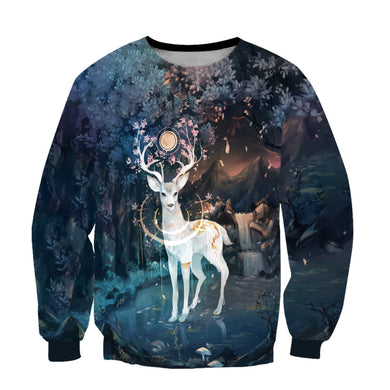 BEAUTIFUL DEER 3D ALL OVER PRINTED SHIRTS ANN231002
