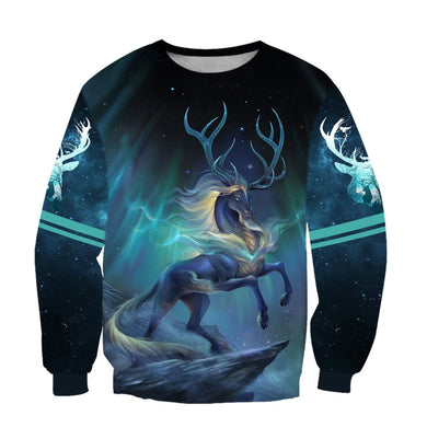 BEAUTIFUL DEER 3D ALL OVER PRINTED SHIRTS ANN231003