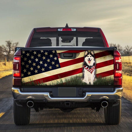 Husky American truck Tailgate Decal Sticker Wrap Tailgate Wrap Decals For Trucks