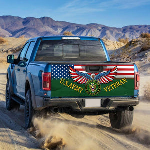 U.s.army Veterans truck Tailgate Decal Sticker Wrap 4 Tailgate Wrap Decals For Trucks