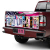 Breast Cancer Awareness truck Tailgate Decal Sticker Wrap Tailgate Wrap Decals For Trucks