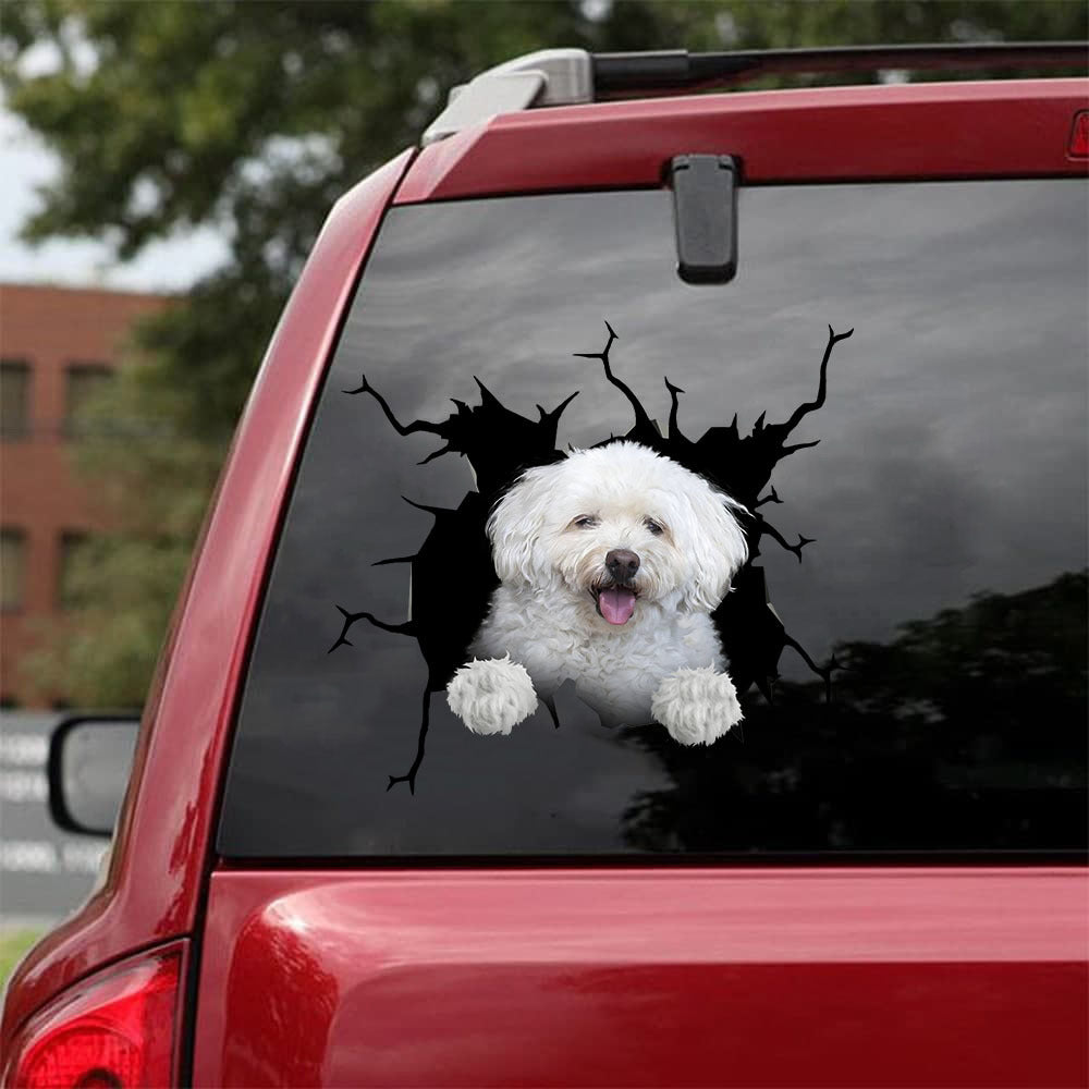 [da0846-snf-tnt]-cockapoo-crack-car-sticker-dogs-lover