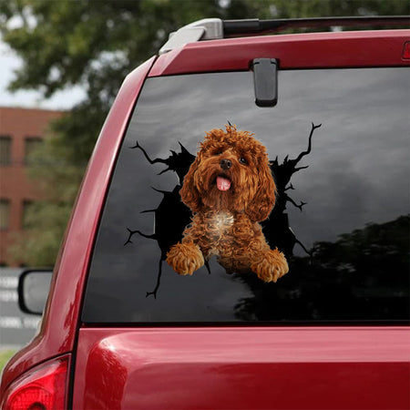 [da0847-snf-tnt]-cockapoo-crack-car-sticker-dogs-lover