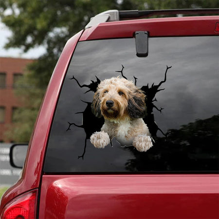 [da0849-snf-tnt]-cockapoo-crack-car-sticker-dogs-lover
