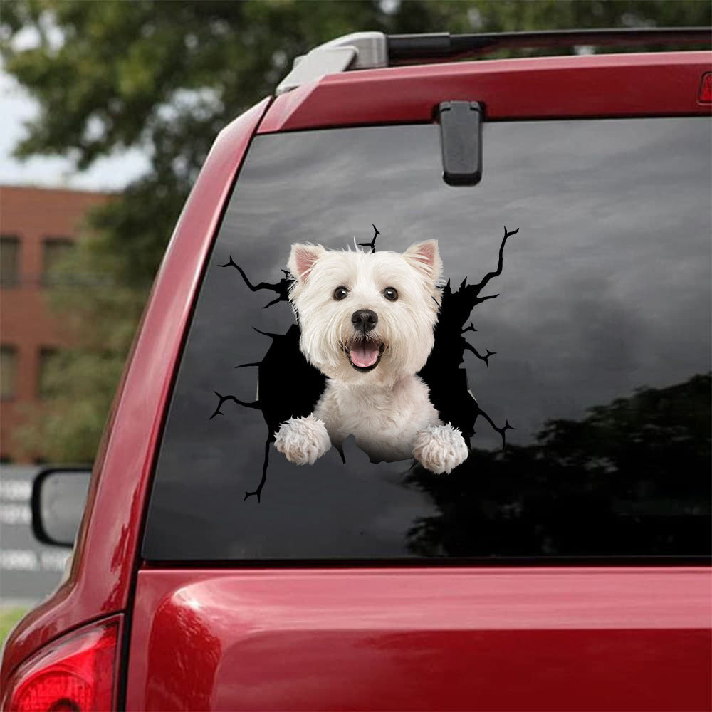 [da0867-snf-tnt]-west-highland-white-terrier-crack-car-sticker-dogs-lover