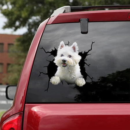 [da0868-snf-tnt]-west-highland-white-terrier-crack-car-sticker-dogs-lover