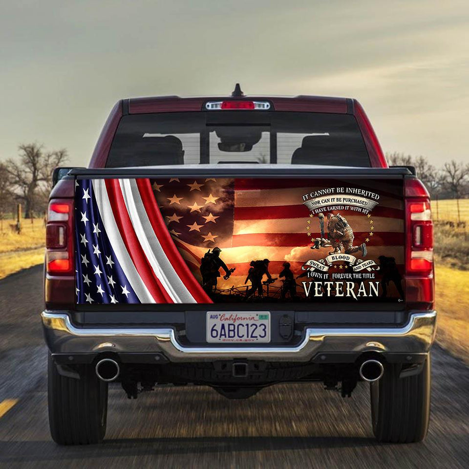 Truck Tailgate Decal Sticker Wrap Veteran Tailgate Wrap Decals For Trucks