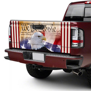 American Eagle truck Tailgate Decal Sticker Wrap We The People Tailgate Wrap Decals For Trucks