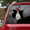[ld0029-snf-lad]-german-shorthaired-pointer-crack-car-sticker-dogs-lover