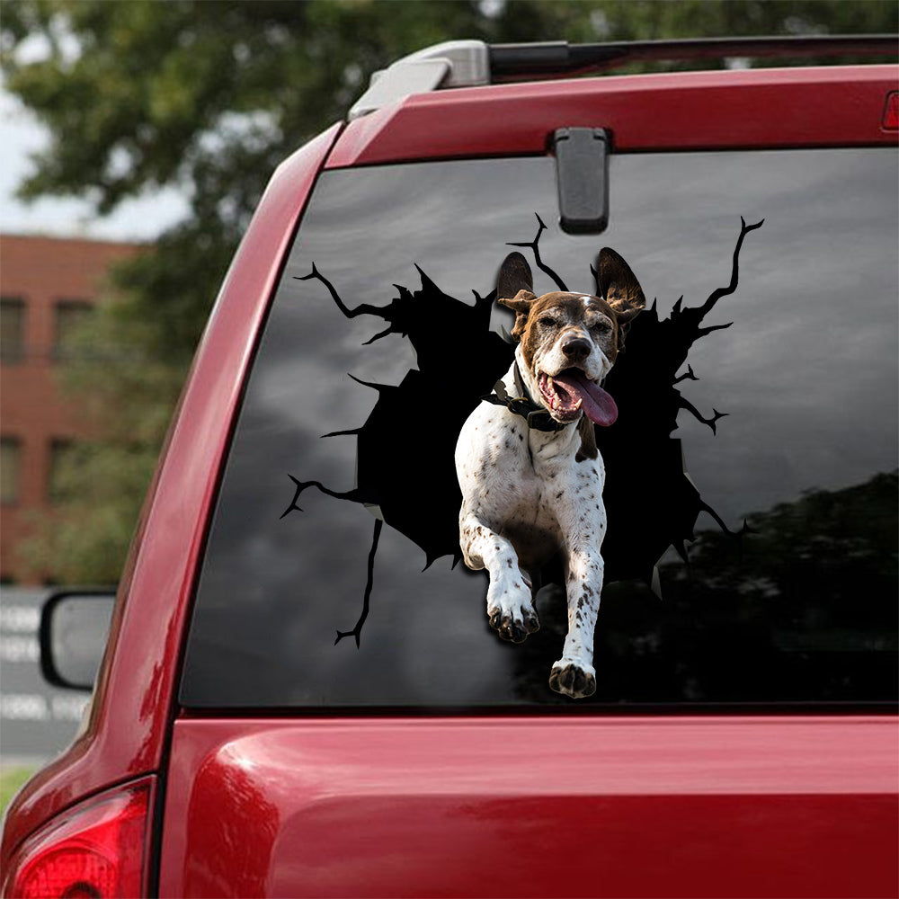 [ld0031-snf-lad]-german-shorthaired-pointer-crack-car-sticker-dogs-lover