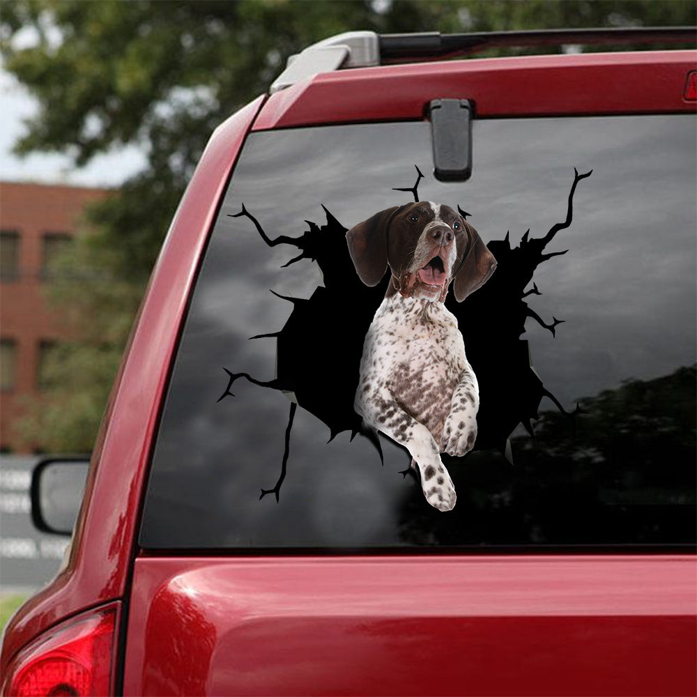 [ld0035-snf-lad]-german-shorthaired-pointer-crack-car-sticker-dogs-lover