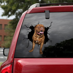 [ld1361-snf-lad]-bull-mastiff-crack-car-sticker-dogs-lover