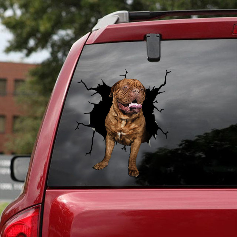 [ld1361-snf-lad]-bull-mastiff-crack-car-sticker-dogs-lover