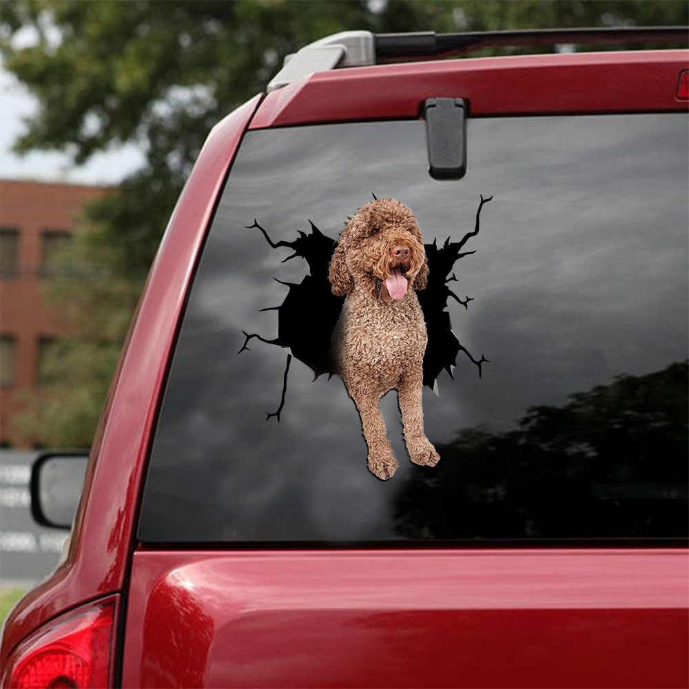 [ld1297-snf-lad]-portuguese-water-crack-car-sticker-dogs-lover