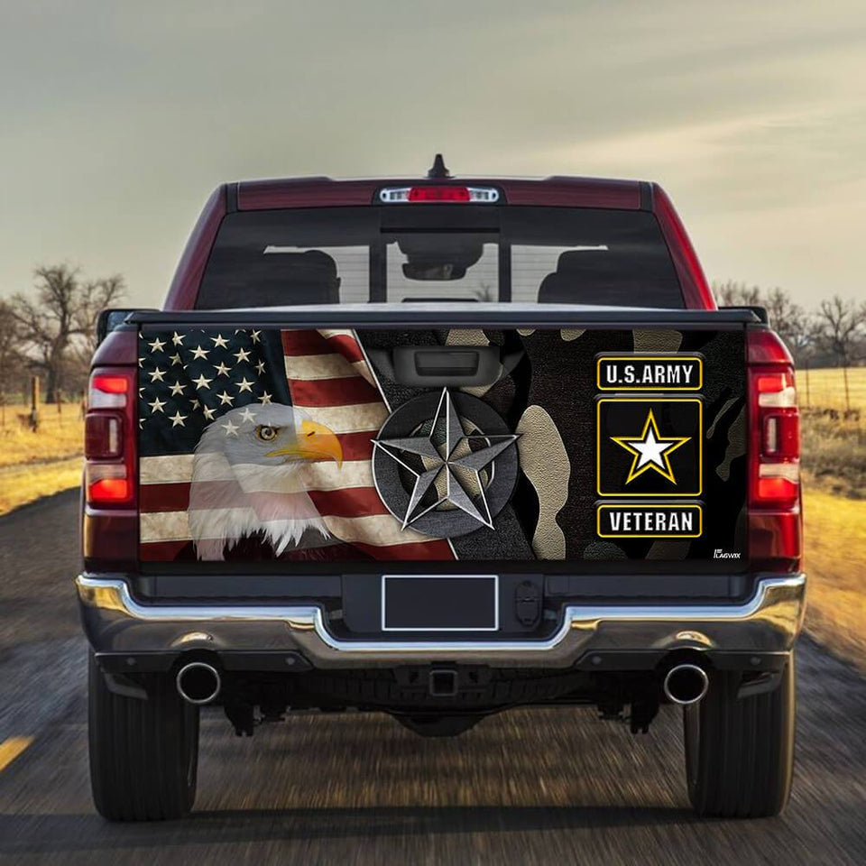 Truck Tailgate Decal Sticker Wrap Veteran Tailgate Wrap Decals For Trucks