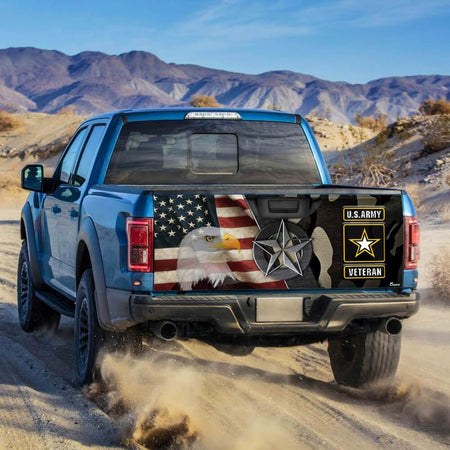 Truck Tailgate Decal Sticker Wrap Veteran Tailgate Wrap Decals For Trucks