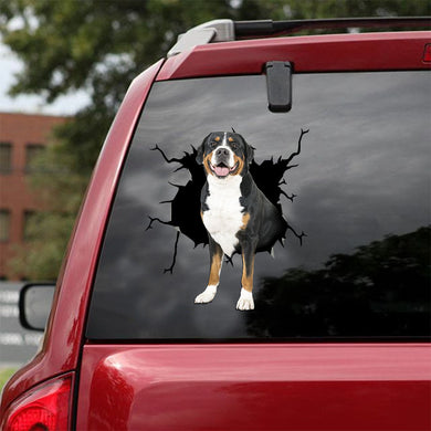 [ld1344-snf-lad]-greater-swiss-mountain-crack-car-sticker-dogs-lover