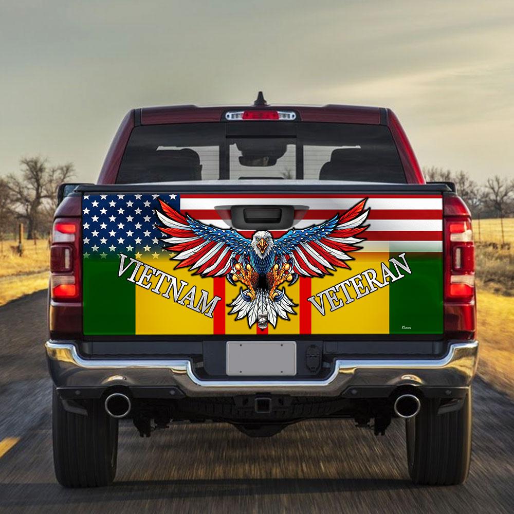 Truck Tailgate Decal Sticker Wrap Vn Veteran Tailgate Wrap Decals For Trucks
