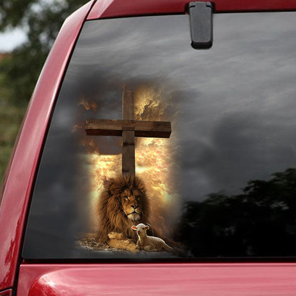 [ld1687-snf-lad]-god-car-sticker-god-lover